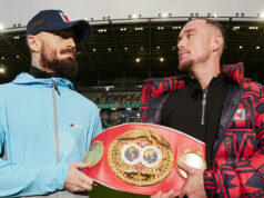 Lewis Crocker rematches Paddy Donovan for the vacant IBF welterweight world title at Windsor Park on Saturday, live on DAZN Photo Credit: Mark Robinson/Matchroom Boxing