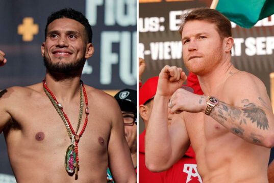 David Benavidez is still keen to face Canelo Alvarez despite his defeat to Terence Crawford Photo Credit: Esther Lin/Rey Del Rio/Premier Boxing Champions