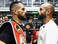 Eduardo 'Sugar' Nunez defends his IBF super featherweight world title against Christopher Diaz on Saturday in Mexico, live on DAZN Photo Credit: Melina Pizano/ Matchroom