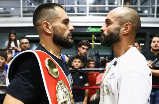 Eduardo 'Sugar' Nunez defends his IBF super featherweight world title against Christopher Diaz on Saturday in Mexico, live on DAZN Photo Credit: Melina Pizano/ Matchroom Eduardo 'Sugar' Nunez defends his IBF super featherweight world title against Christopher Diaz on Saturday in Mexico, live on DAZN Photo Credit: Melina Pizano/ Matchroom