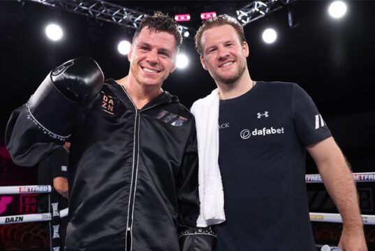 McCormac stunned in Sunderland, stopping his opponent credit: Mark Robinson/ Matchroom Boxing