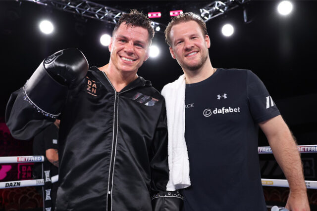 McCormac stunned in Sunderland, stopping his opponent credit: Mark Robinson/ Matchroom Boxing