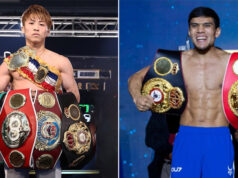 Naoya Inoue and MJ Akhmadaliev face off this Sunday credit: Matchroom/ Top Rank
