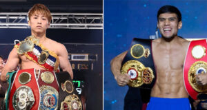 Naoya Inoue and MJ Akhmadaliev face off this Sunday credit: Matchroom/ Top Rank