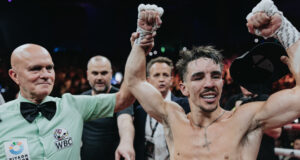 Mick Conlan starred in his professional fight in Dublin. Credit: Wasserman Boxing