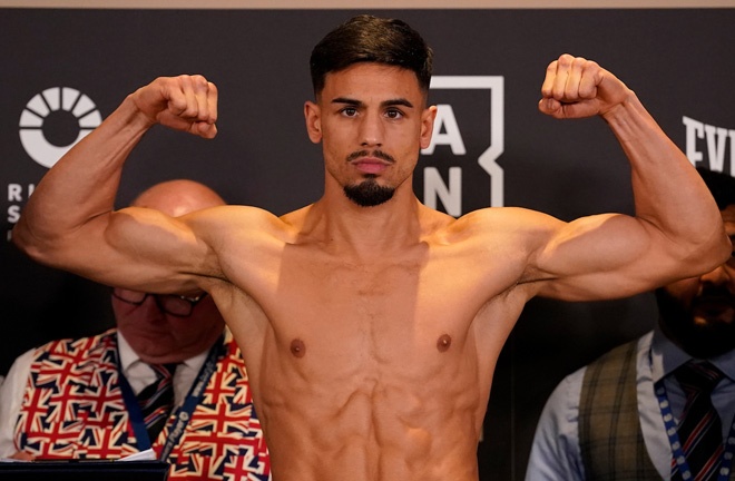 Flynn stopped Burlac in three rounds Photo Credit: Dave Thompson Matchroom Boxing