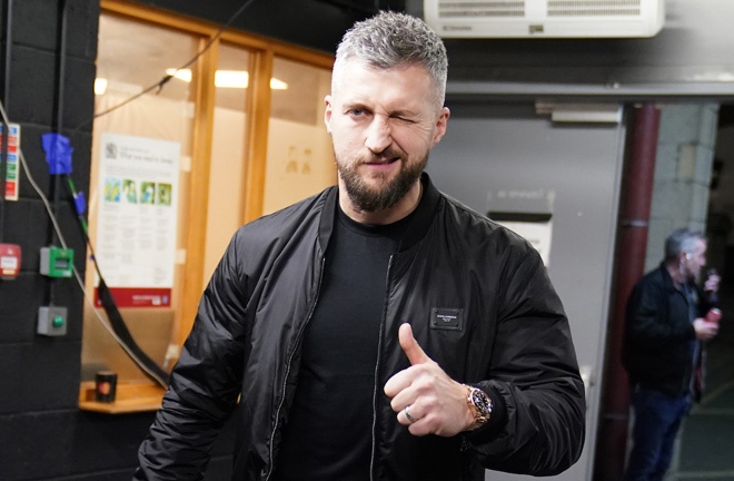 Froch was ringside for Till's win over Rockhold Photo Credit: Dave Thompson Matchroom Boxing