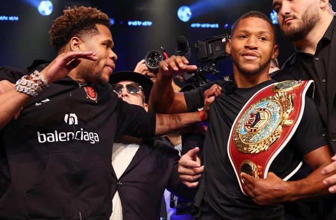 Haney challenges Norman Jr for his WBO welterweight world title Photo Credit: Riyadh Season