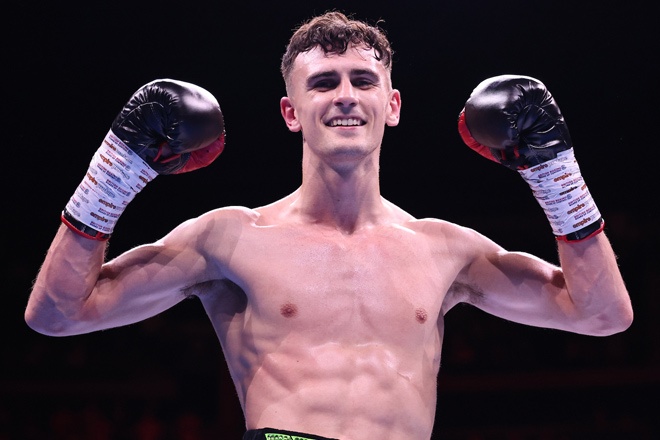 Reese Lynch starred in May on Josh Taylor's undercard Credit: Queensberry/ Leigh Dawney