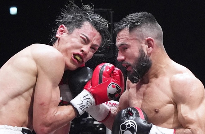Nunez defeated Rikiishi in May to become world champion Photo Credit: Naoki Fukuda