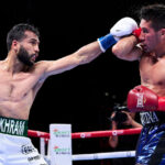 Parra was edged out by split decision against Giyasov Photo Credit: Mark Robinson Matchroom Boxing