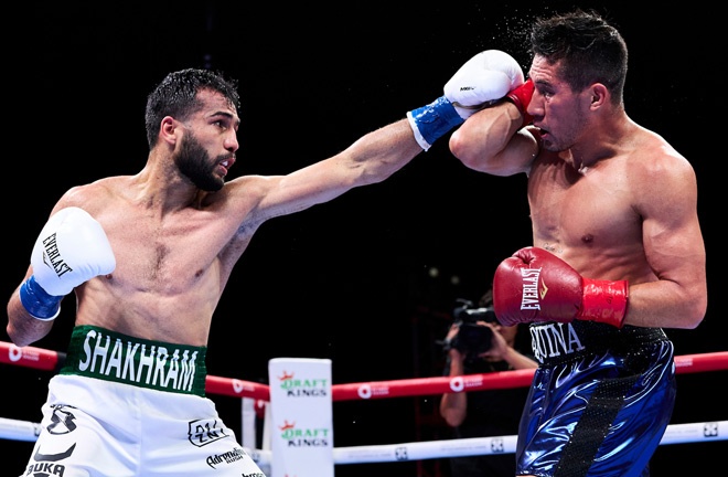 Parra was edged out by split decision against Giyasov Photo Credit: Mark Robinson Matchroom Boxing