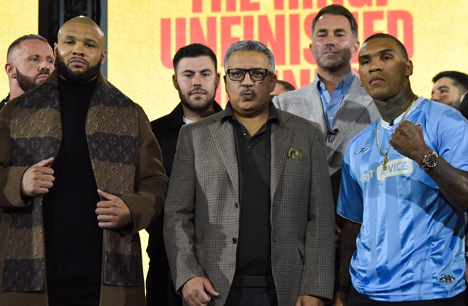 Eubank Jr and Benn rematch on November 15 at the Tottenham Hotspur Stadium Photo Credit: Chris Dean/BOXXER