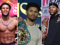 Shakur Stevenson has backed Devin Haney to beat Brian Norman Jr Photo Credit: Golden Boy / Cris Esqueda/Mark Robinson/Matchroom Boxing/Mikey Williams/Top Rank