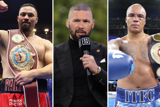Tony Bellew believes Joseph Parker will stop Fabio Wardley Photo Credit: Mark Robinson/Matchroom Boxing/Leigh Dawney/Queensberry
