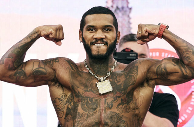 Conor Benn has been called out by WBA super welterweight world champion, Abass Baraou Photo Credit: Mark Robinson Matchroom Boxing
