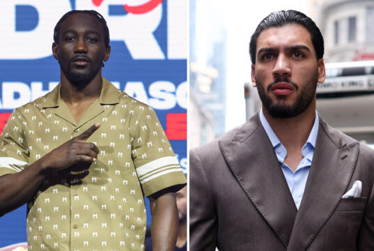 Hamzah Sheeraz is interested in sharing the ring with Terence Crawford credit: Ed Mulholland/ Matchroom/ Golden Boy Promotions