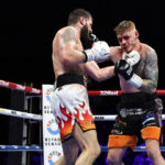 Liam Cameron got back to winning ways against Troy Jones yesterday Credit: Leigh Dawney/ Queensberry