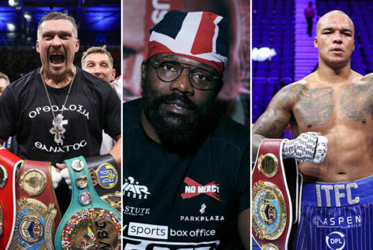 Derek Chisora has backed Oleksandr Usyk to stop Fabio Wardley Photo Credit: Leigh Dawney/Queensberry/Mark Robinson/Matchroom Boxing