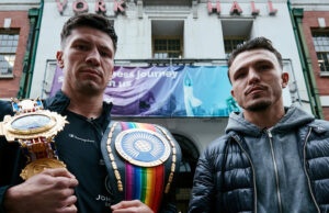 Kieron Conway defends his British and Commonwealth middleweight titles against George Liddard at York Hall on Friday, live on DAZN Photo Credit: Mark Robinson Matchroom Boxing