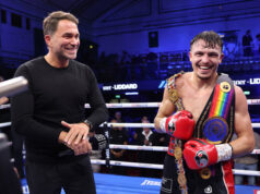 George Liddard broke history at York Hall last night credit: Mark Robinson Matchroom Boxing.