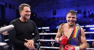 George Liddard broke history at York Hall last night credit: Mark Robinson Matchroom Boxing.