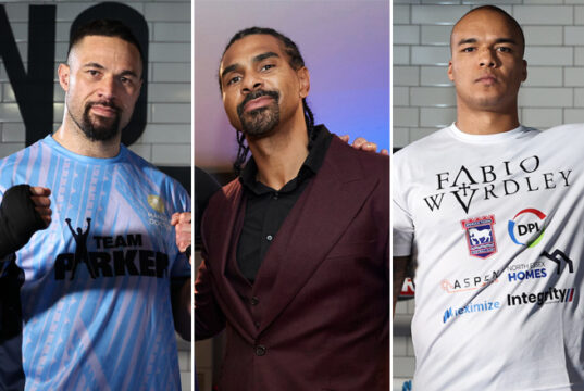 David Haye has given his say on Joseph Parker vs Fabio Wardley credit: Mark Robinson/ Leigh Dawney