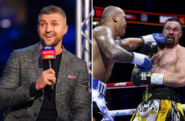 Carl Froch believes Joseph Parker could have been given an opportunity to continue against Fabio Wardley Photo Credit: Dave Thompson/Matchroom/Queensberry/Leigh Dawney