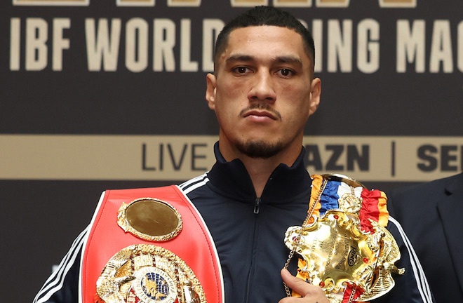 Opetaia defends his IBF cruiserweight title on December 6 Photo Credit: Mark Robinson Matchroom Boxing