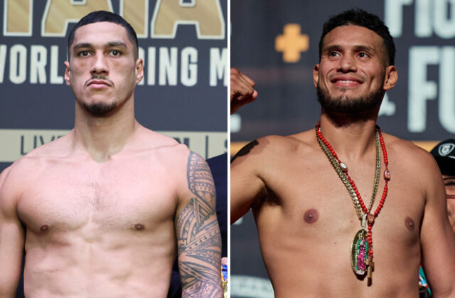Jai Opetaia is eyeing a future fight with David Benavidez Photo Credit: Mark Robinson/Matchroom Boxing/Esther Lin/Premier Boxing Champions