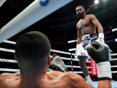 Jaron Ennis blew away Uisma Lima in the first round in Philadelphia Photo Credit: Emma Brawley/Matchroom Boxing