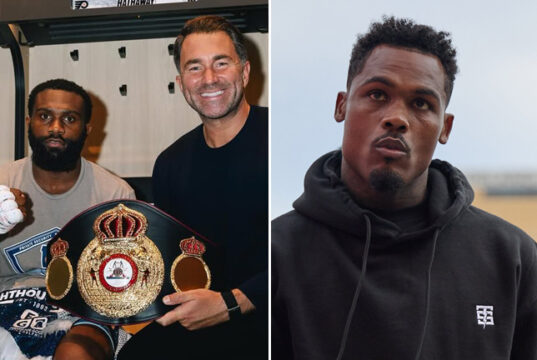 Eddie Hearn is doubtful whether Jermell Charlo wants to truly face Jaron Ennis Photo Credit: @eddiehearn Instagram/Esther Lin/SHOWTIME