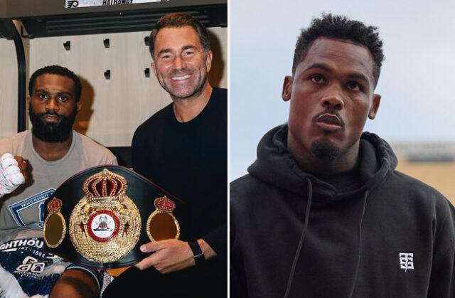 Eddie Hearn is doubtful whether Jermell Charlo wants to truly face Jaron Ennis Photo Credit: @eddiehearn Instagram/Esther Lin/SHOWTIME Eddie Hearn is doubtful whether Jermell Charlo wants to truly face Jaron Ennis Photo Credit: @eddiehearn Instagram/Esther Lin/SHOWTIME