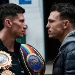 Conway and Liddard face-to-face ahead of their showdown Photo Credit: Mark Robinson Matchroom Boxing