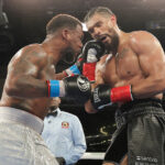 Lenier Pero overcame Jordan Thompson in Orlando Photo Credit: Zachariah Delgado/Matchroom Boxing