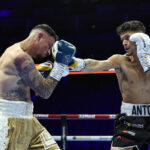 One of the undercard clashes on Joseph Parker vs Fabio Wardley credit: Leigh Dawney/ Queensberry