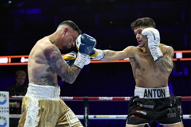 One of the undercard clashes on Joseph Parker vs Fabio Wardley credit: Leigh Dawney/ Queensberry