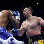 Joseph Parker and Fabio Wardley put on a classic last night credit: leigh Dawney/ Queensberry