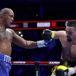 Fabio Wardley stunned Joseph Parker at the O2 credit: Leigh Dawney/ Queensberry