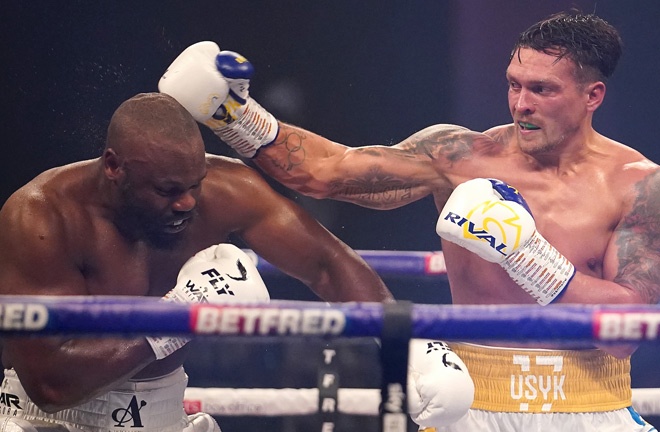 Usyk beat Chisora in October 2020 Photo Credit: Dave Thompson/Matchroom Boxing