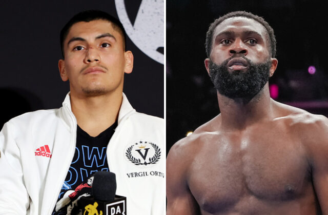 Vergil Ortiz Jr was called out by Jaron Ennis after his victory over Uisma Lima Photo Credit: Cris Esqueda/Golden Boy/Emma Brawley/Matchroom Boxing Vergil Ortiz Jr was called out by Jaron Ennis after his victory over Uisma Lima Photo Credit: Cris Esqueda/Golden Boy/Emma Brawley/Matchroom Boxing