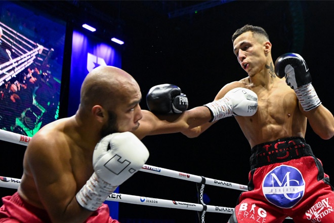 Josh Rose beat Balleza on the scorecards Credit: Chris Dean/ BOXXER. 