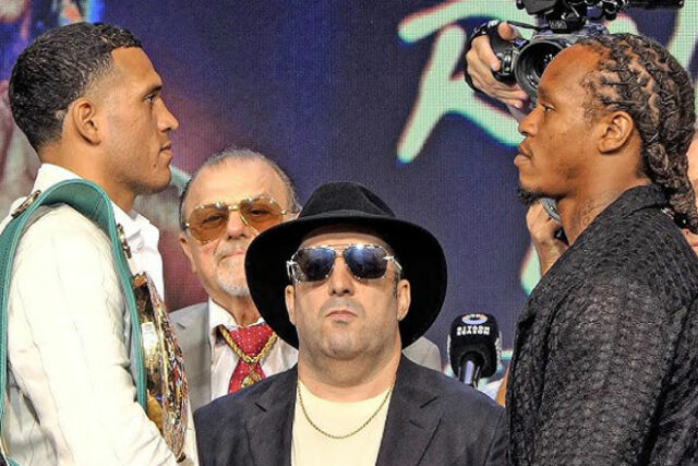 David Benavidez faces Anthony Yarde on Saturday Credit: Leigh Dawney/ Queensberry
