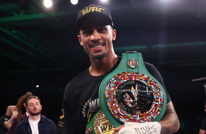 Whittaker won the WBC Silver light heavyweight title with his win over Gavazi Photo Credit: Mark Robinson Matchroom Boxing