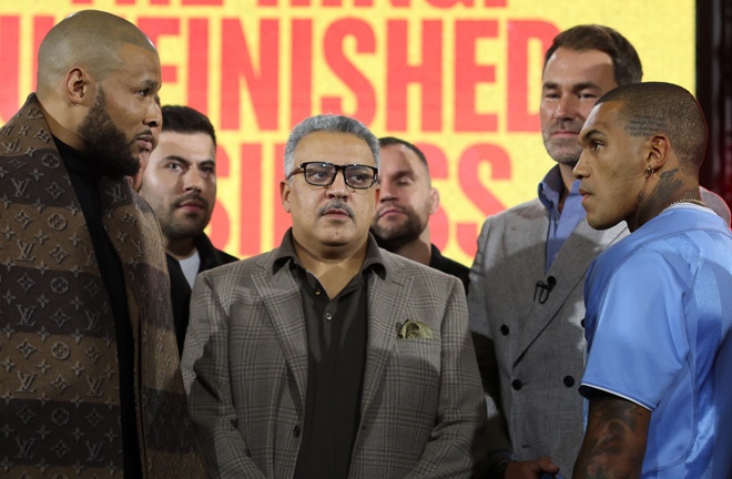 Eubank Jr and Benn lock horns again this weekend Photo Credit: Mark Robinson Matchroom Boxing