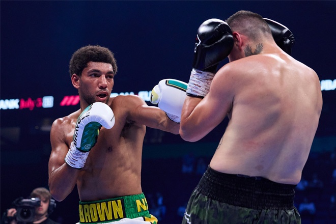 Niall Brown starred on a matchroom promoted bill credit: Mark Robinson/ Matchroom