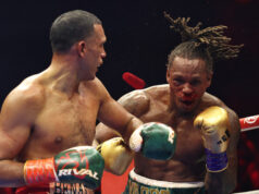 David Benavidez stopped Anthony Yarde in the seventh round in Riyadh Photo Credit: Queensberry/Leigh Dawney
