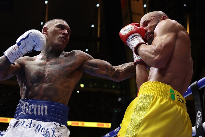 Conor Benn bettered Chris Eubank Jr in the rematch Credit: Matchroom/ Mark Robinson
