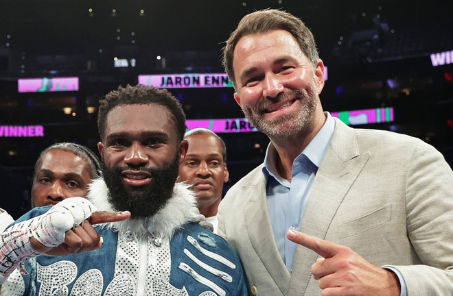 Ennis and Hearn are expected to be ringside on Saturday Photo Credit: Melina Pizano/Matchroom