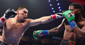 Vergil Ortiz Jr stopped Erickson Lubin in two rounds in Texas Photo Credit: Cris Esqueda/Golden Boy via Getty Images